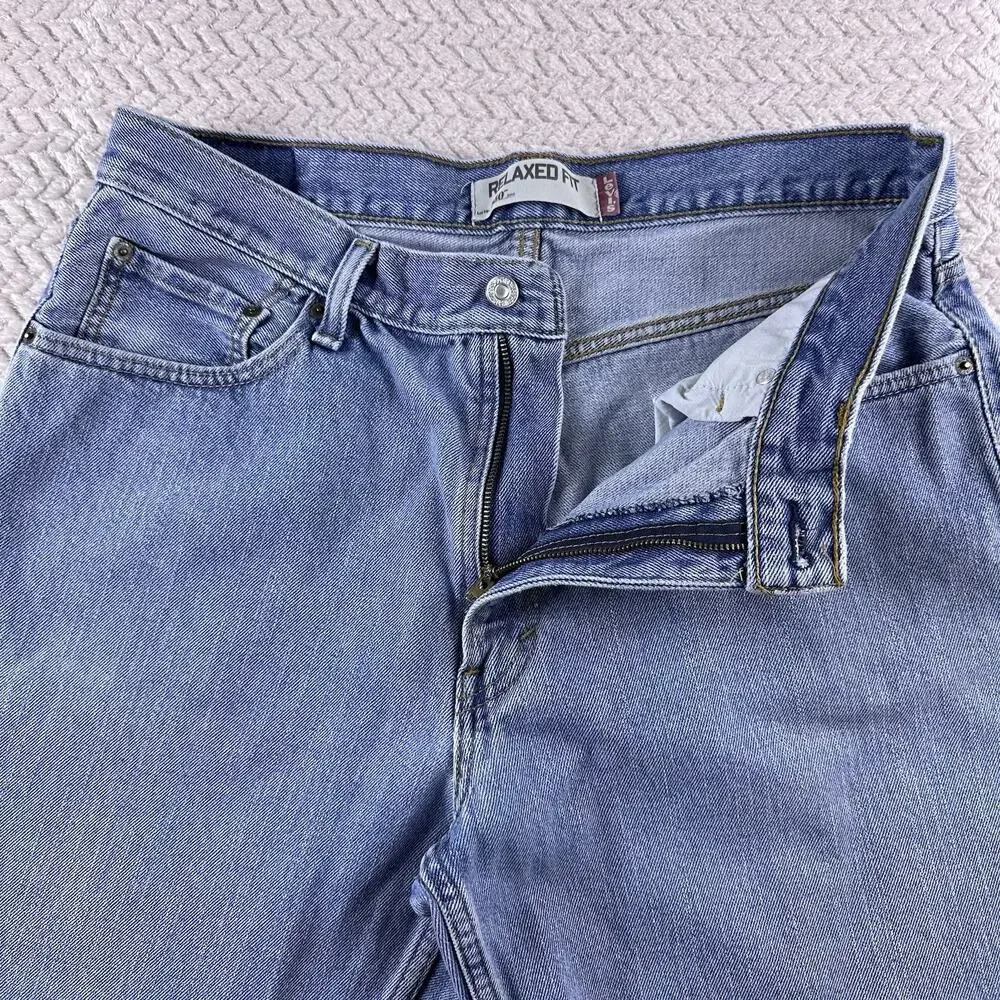 Levi's 550 Men’s Jeans Adult 36x30 Blue Denim Relaxed Fit Red Tab Straight Leg‎